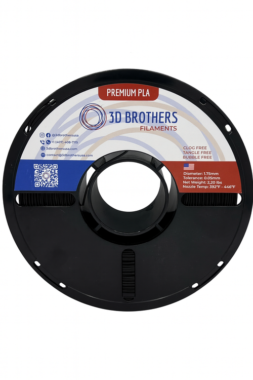 PLA Filament - Black 1kg - 1.75mm