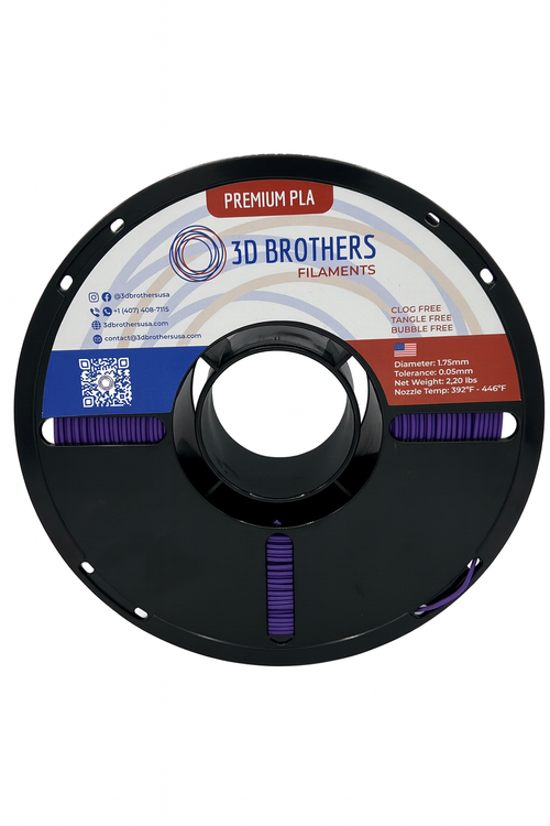 PLA Filament - Bright Purple 1kg - 1.75mm