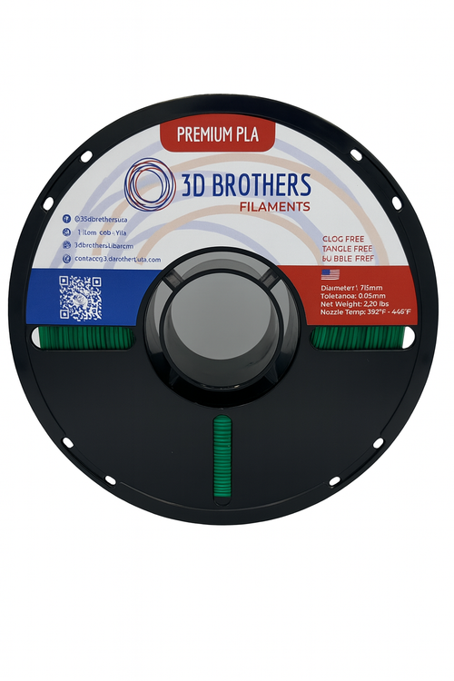 PLA Filament - Dark Green 1kg - 1.75mm