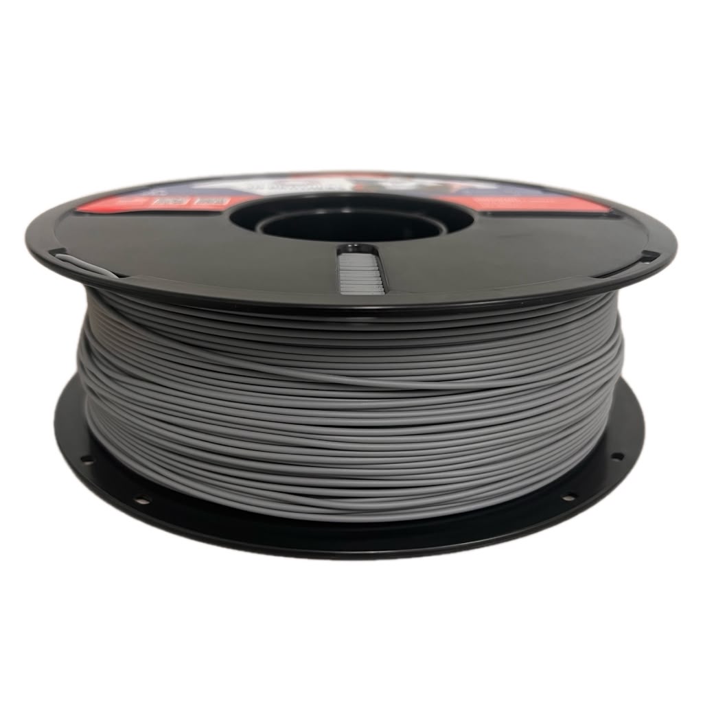 PCTG Tough Filament 1.75mm GRAY – Made in USA | 1kg Spool | 3D Brothers USA