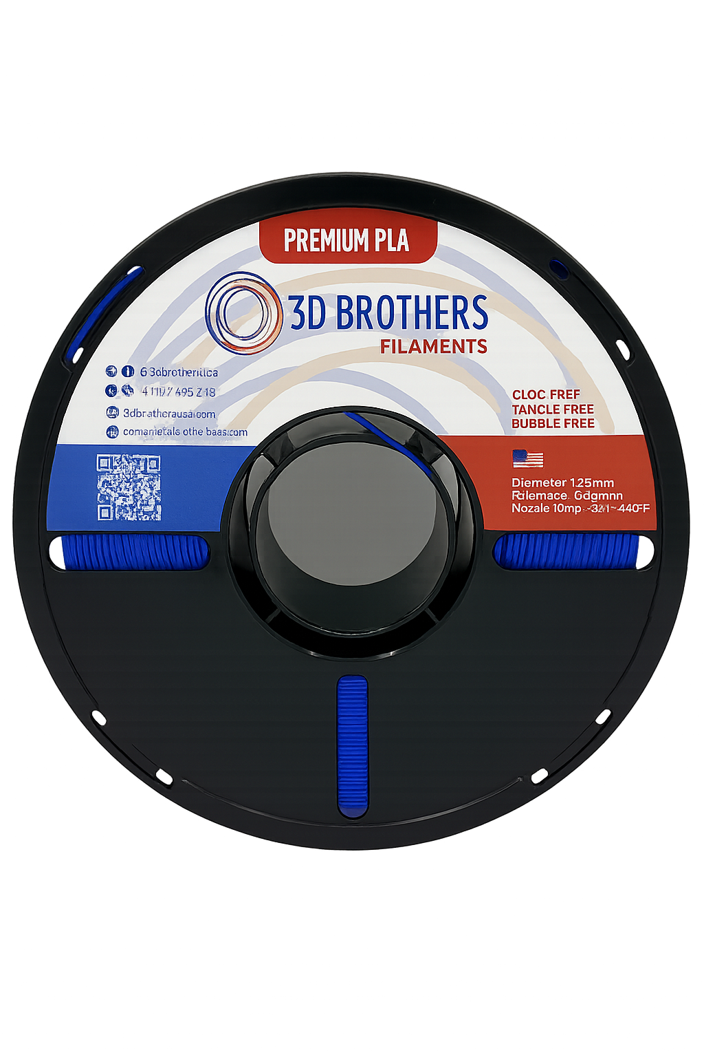 PLA Filament - Royal Blue 1kg - 1.75mm