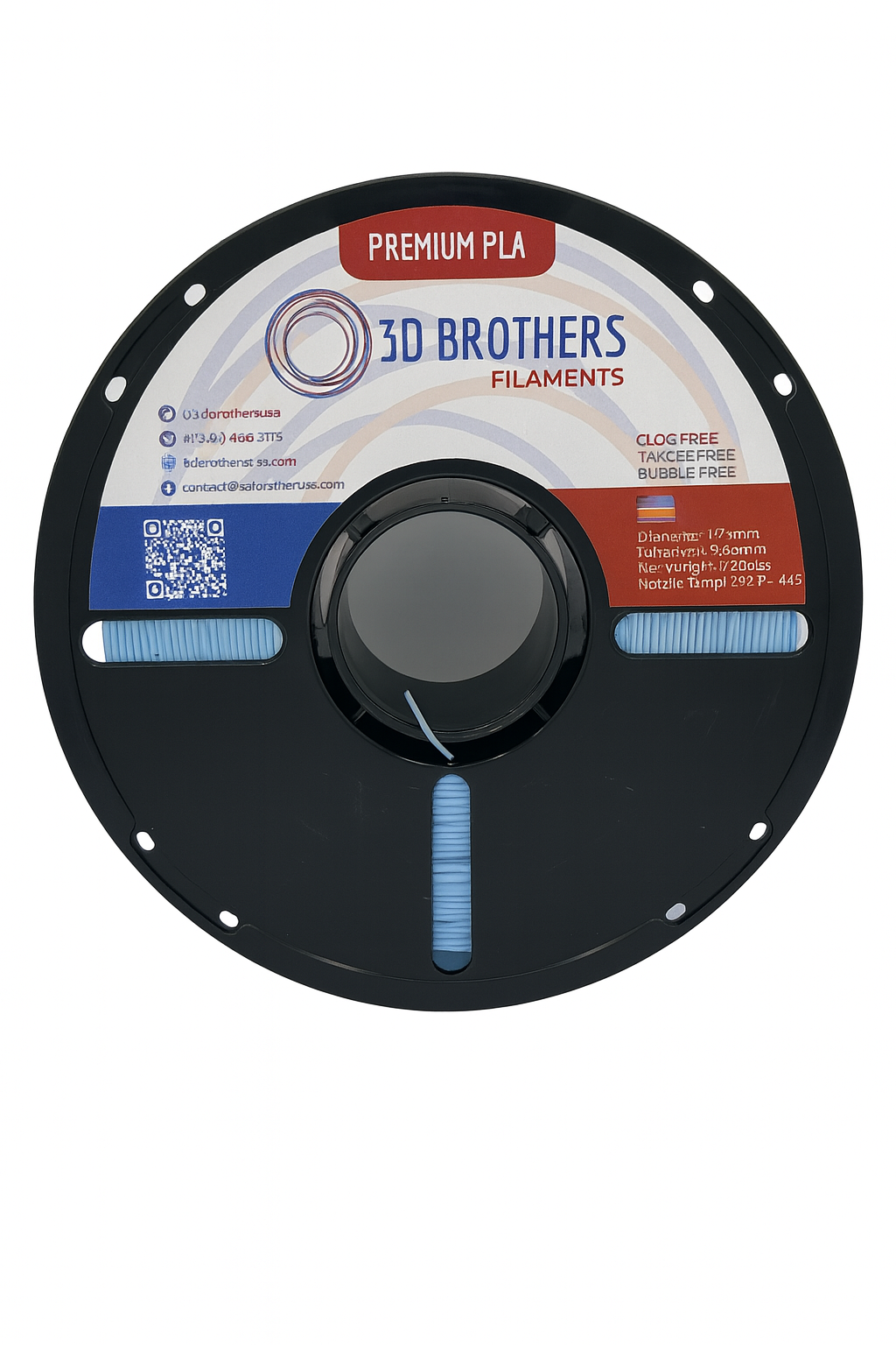 PLA Filament - Sky Blue 1kg - 1.75mm