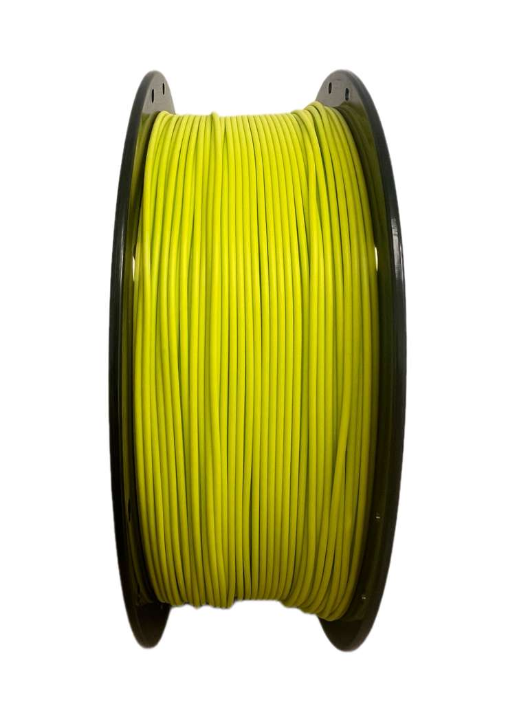 High Speed PLA Filament 1.75mm YELLOW GREEN – Made in USA | 1kg Spool | 3D Brothers USA