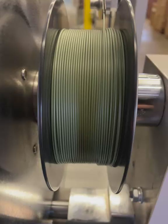 High Speed PLA Filament 1.75mm MILITARY GREEN – Made in USA | 1kg Spool | 3D Brothers USA